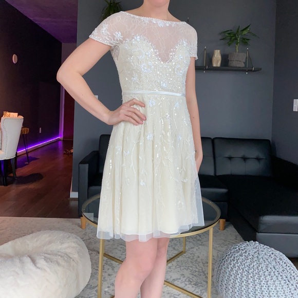 BHLDN Short Wedding Dress / Reception Dress - Picture 4 of 11